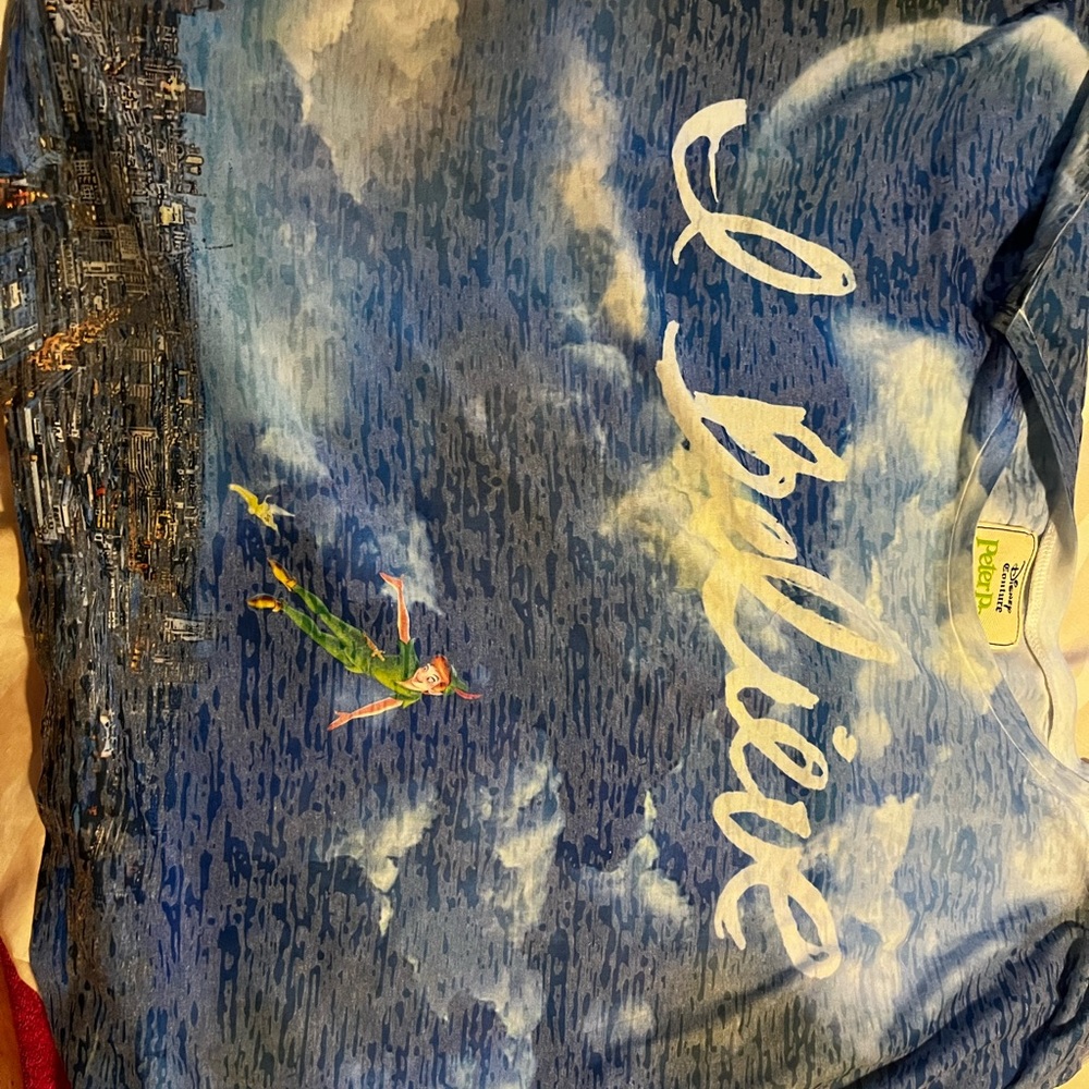 Peter Pan cropped tee shirt